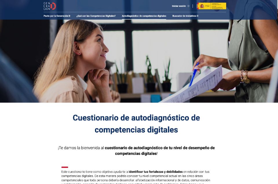 Cuestionario de autodiagnóstico de competencias digitales