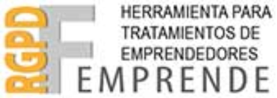 Herramienta para Tratamientos de Emprendedores. Emprende. RGPD.