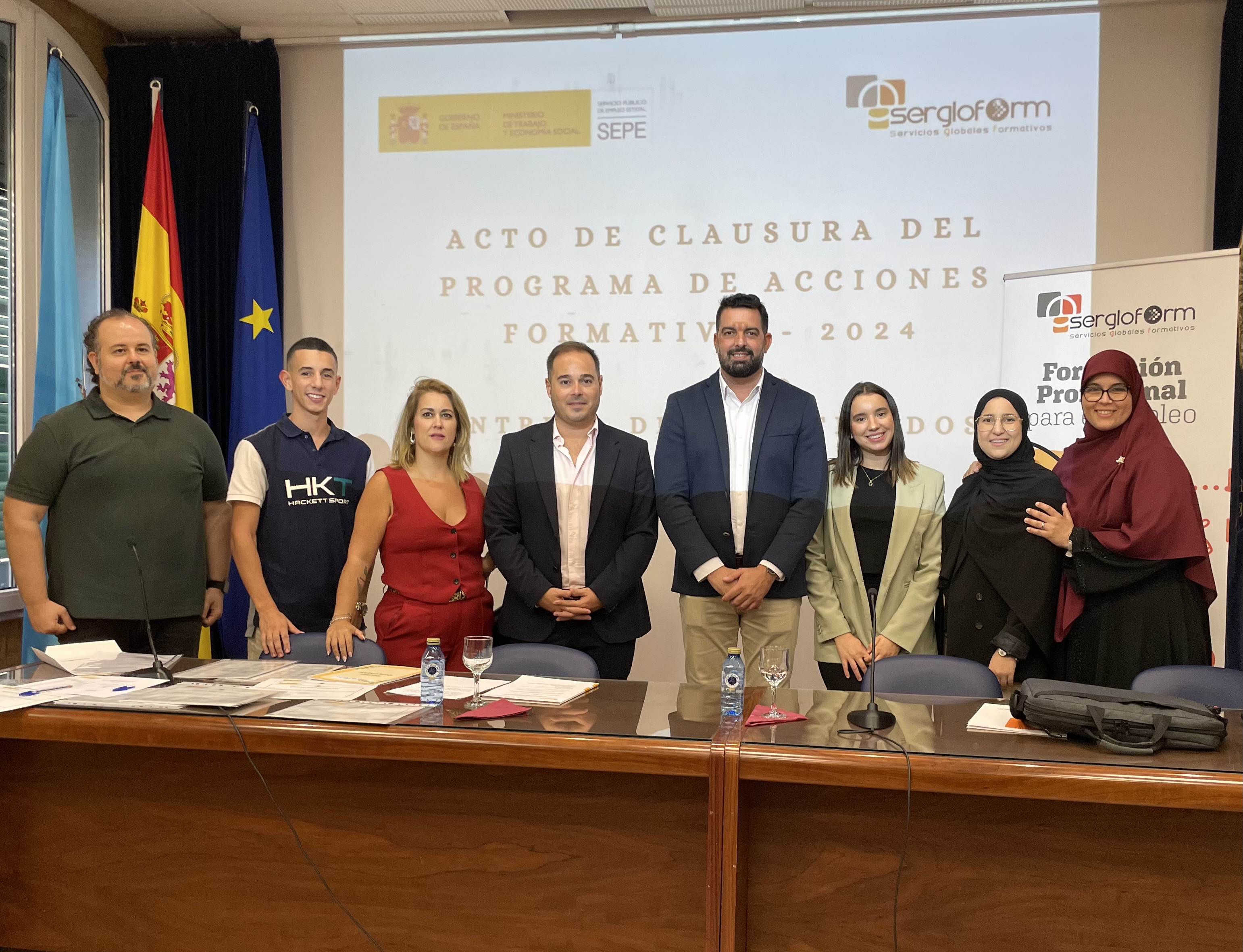 acto clausura cursos Sergloform