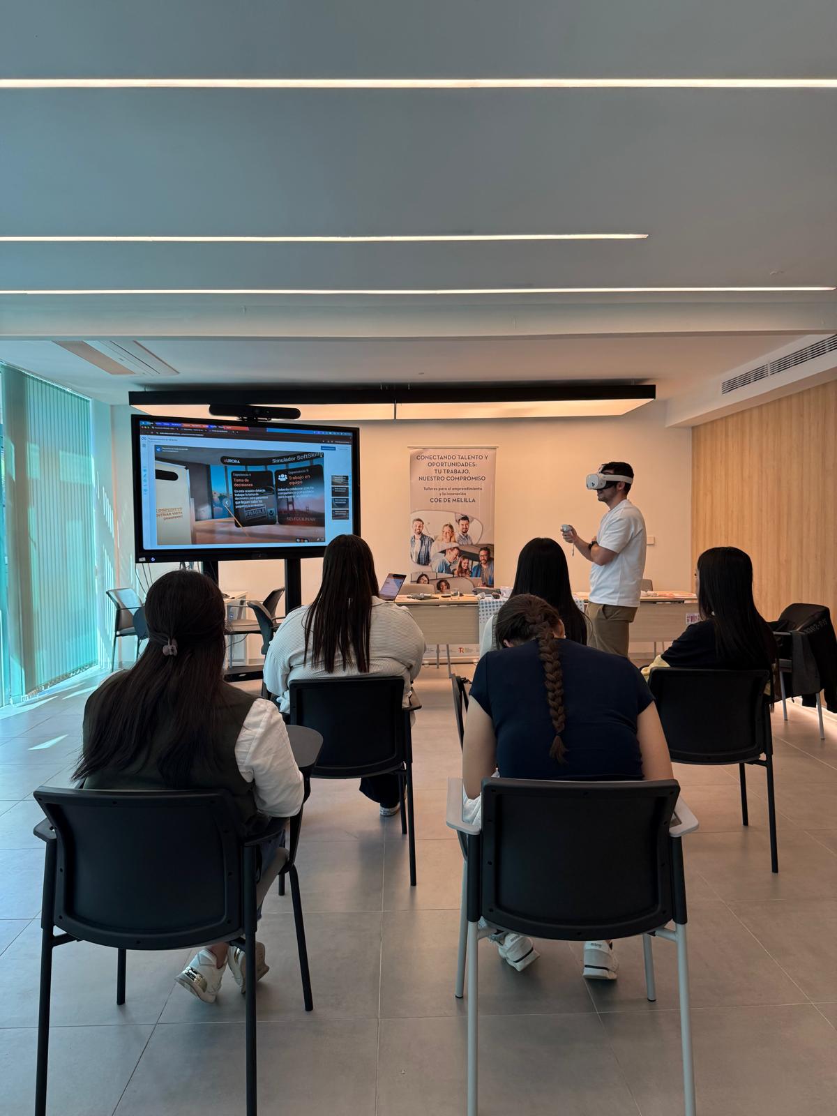 Imagen realidad virtual ejecutada