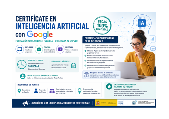 Certifícate en IA con Google