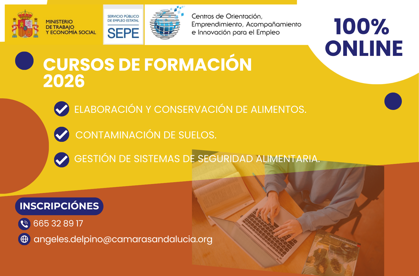 Nuevos cursos de formación para marzo 2026.
